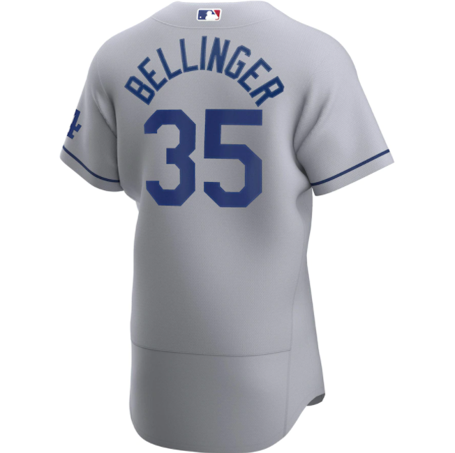 Men’s Los Angeles Dodgers Cody Bellinger #35 Gray Color Road 2020 ...