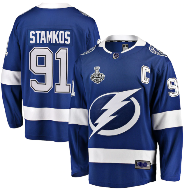 Men’s Steven Stamkos #91 Tampa Bay Lightning 2020 Stanley Cup Final ...