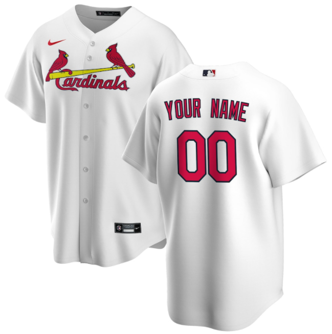 Men’s St. Louis Cardinals Custom Jersey Cream Alternate 2020 Replica ...
